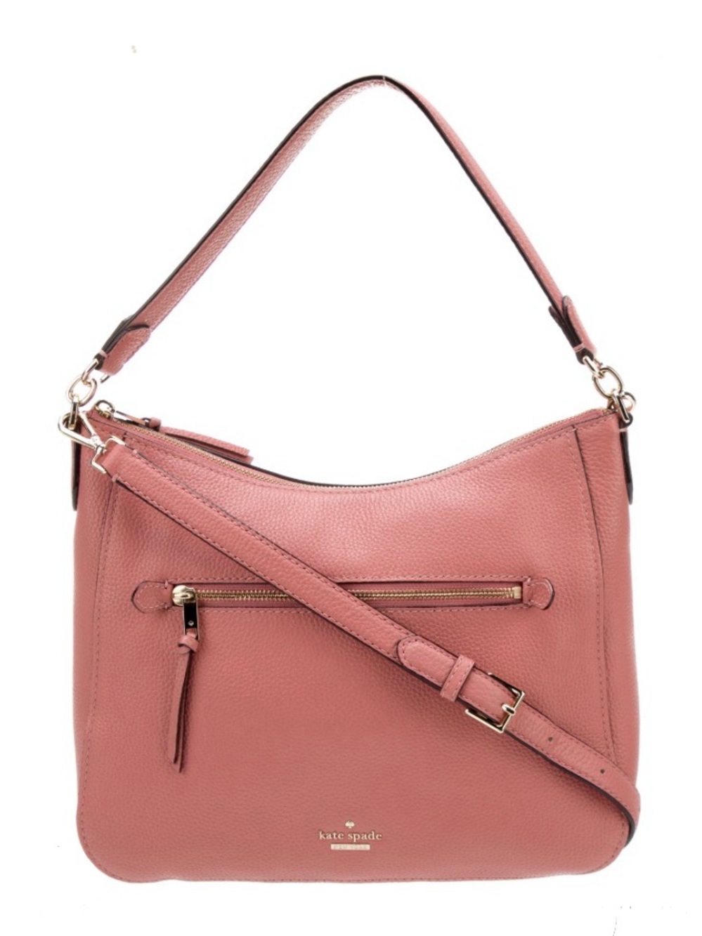 NWOT Kate Spade New York Jackson Street Quincy Pink Leather Hobo Bag